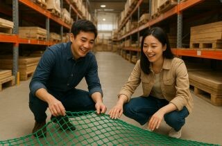 【糟屋郡宇美町】落下防止用ネットの破れチェックと補修作業＜土日祝休&残業無＞ イメージ1