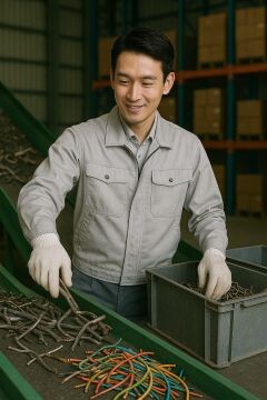 【東区/車通勤】コンベア上での仕分け作業！重量物無し○残業無し○ イメージ1