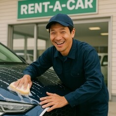 《ボーナス支給実績あり！》試乗車・展示車モクモク洗車【糟屋郡粕屋町】 イメージ1