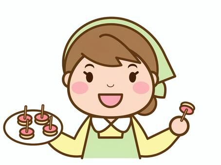 週末限定！単日可！WワークOK！スーパーの試食PR！最大日給12,000円＊岡崎 イメージ1