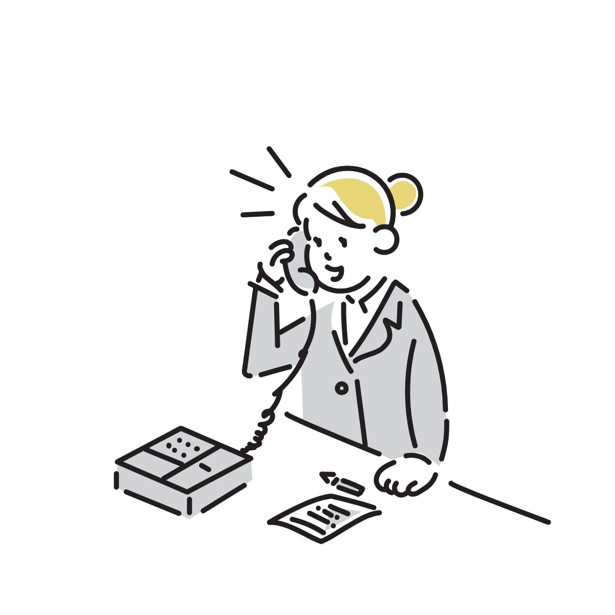 ＼週2日から～！／病院で電話取次だけ！受電のみ✨私服OK！ イメージ1