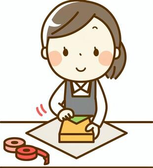 6月中旬から7月末の短期間・お中元の包装のお仕事 イメージ1
