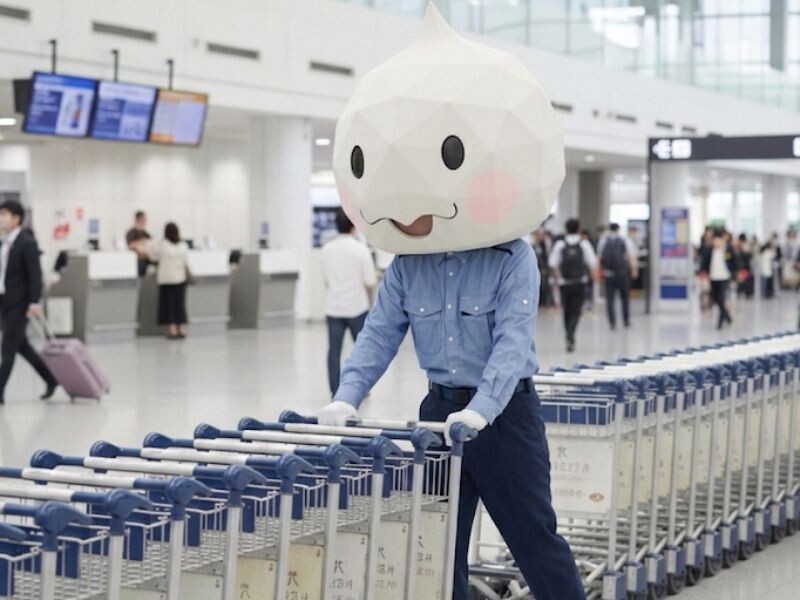 ＼未経験OK！／モクモク！羽田空港でカート回収＠8名募集！ イメージ1