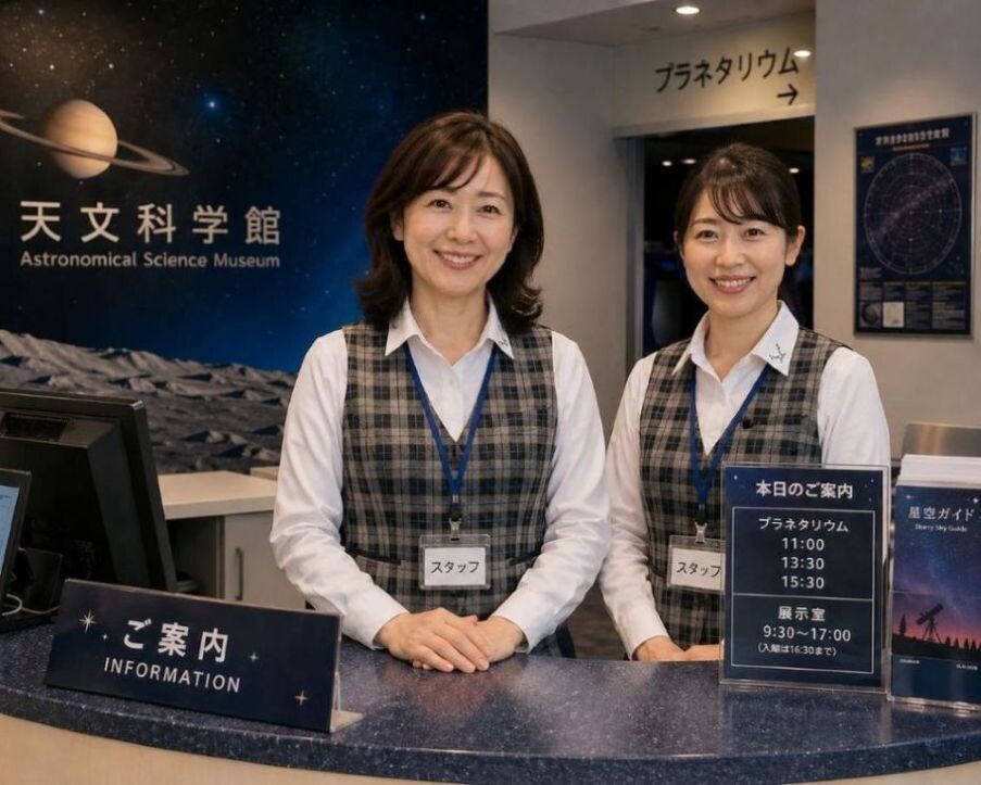 【リニューアルオープンしました！】明石天文科学館＊受付・案内スタッフ大募集 イメージ1