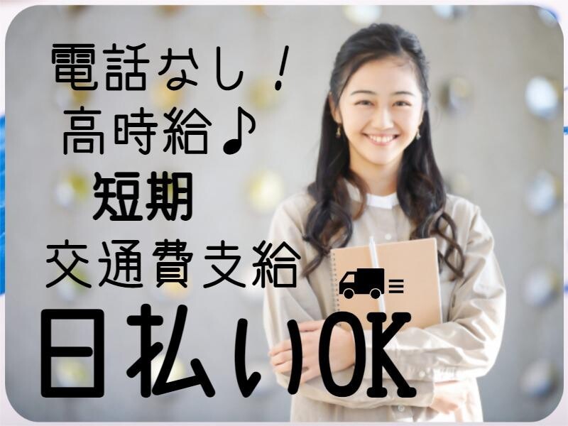 事務的軽作業＼電話なし×もくもく申請書の点検事務／平日週4～/日払いOK イメージ1