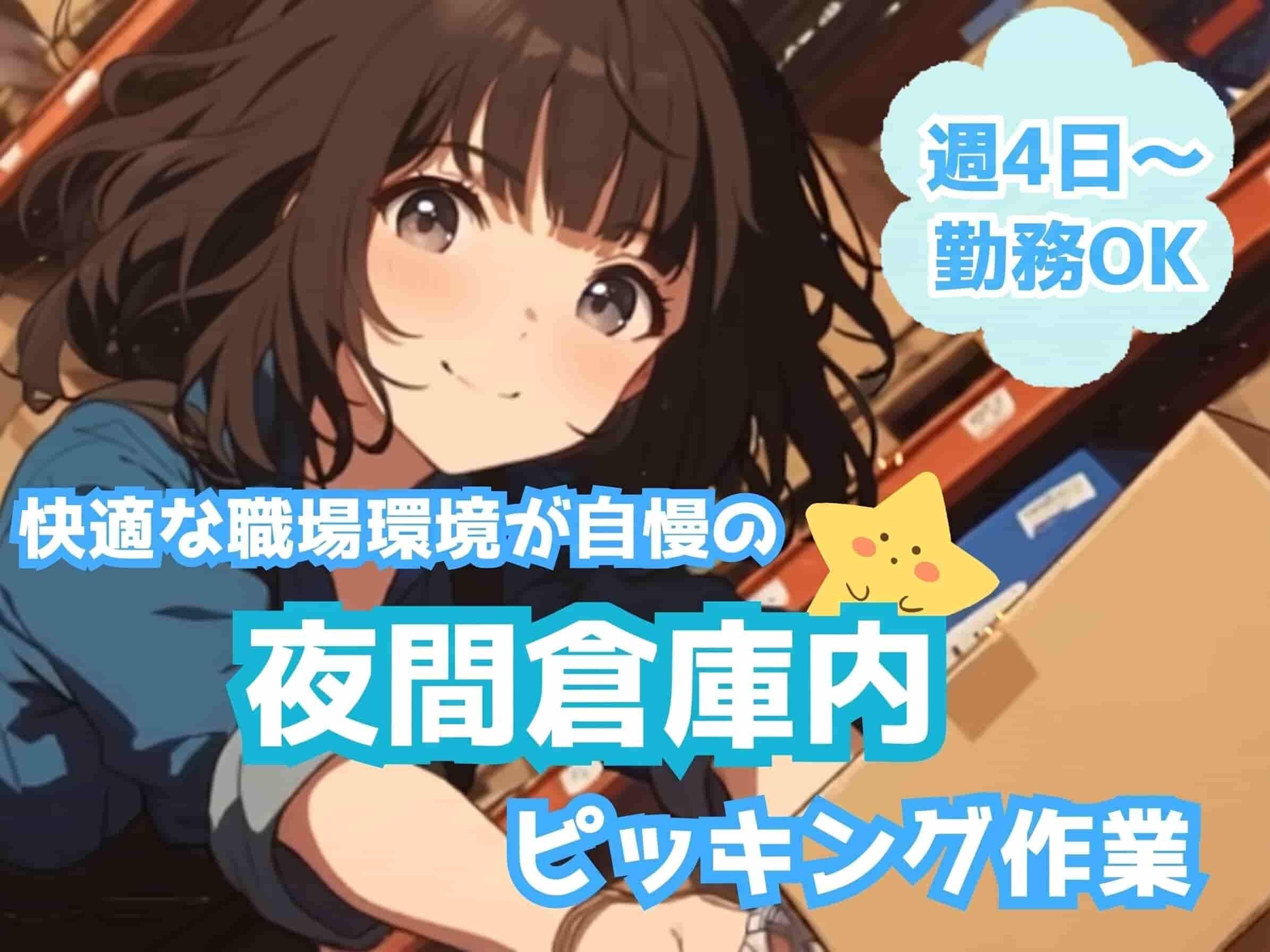 日払い可！スニーカーのピッキング・週4日or5日勤務・マイカー通勤OK[404] イメージ1