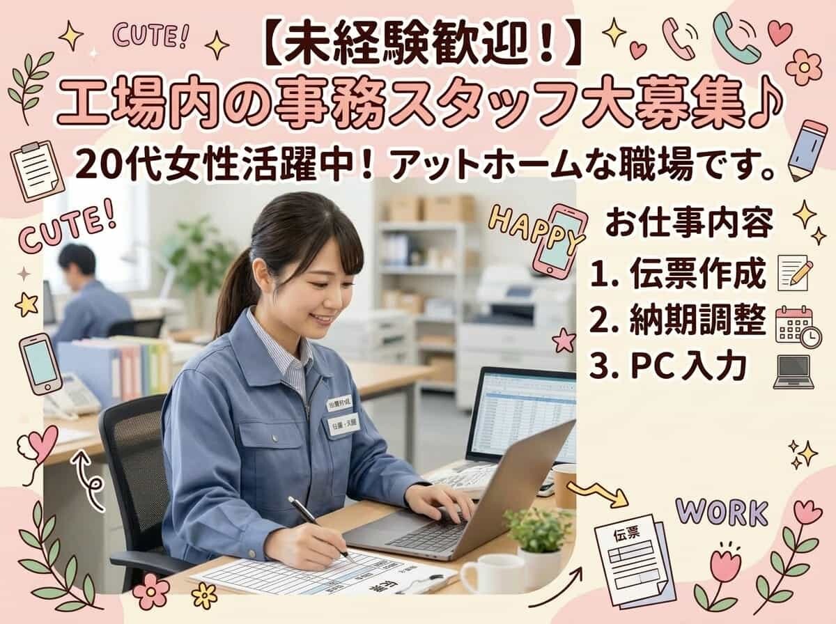 高時給1550円！！カンタンPC入力＊一般事務＜日払いOK＞[404] イメージ1