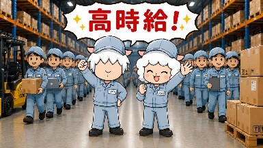 ＼13：00以降でスタートで朝はゆっくり／お菓子のピッキング＠最高時給2125円 イメージ1